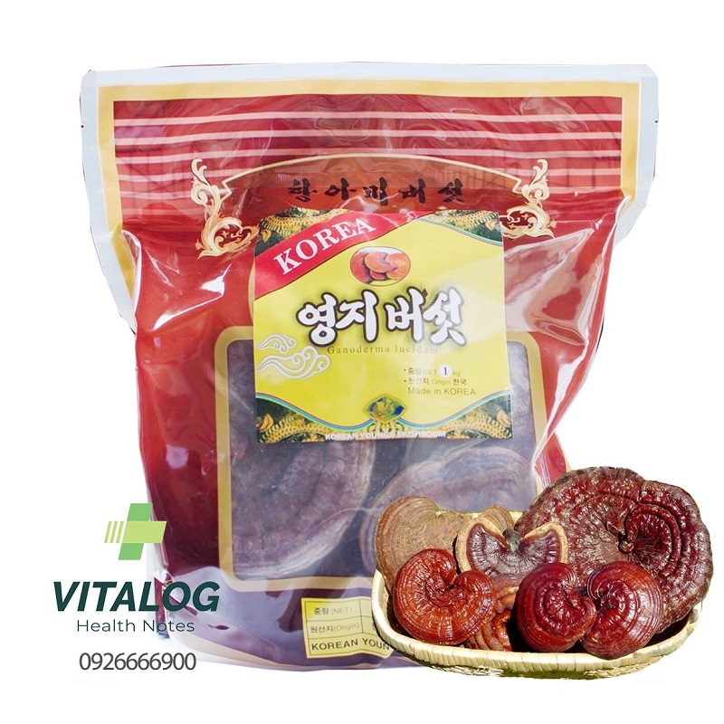 Nấm linh chi đỏ túi đỏ Hàn Quốc - Vitalog Health - Công Ty Cổ Phần Giải Pháp Sức Khỏe Và Sắc Đẹp Thành Lộc